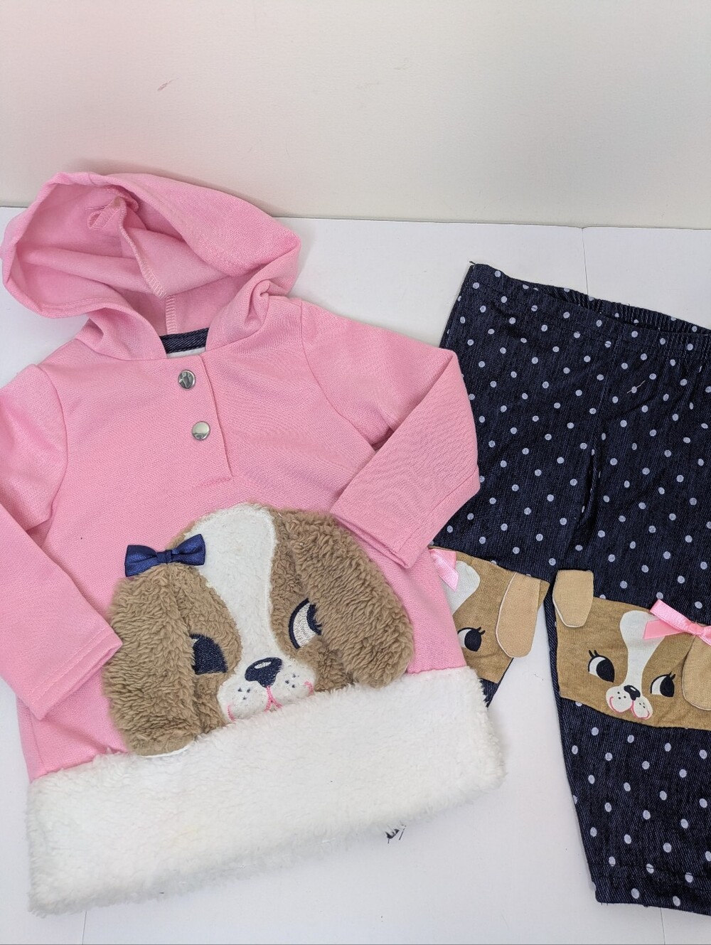 Nannette Puppy Sweatshirt and Leggings 12m